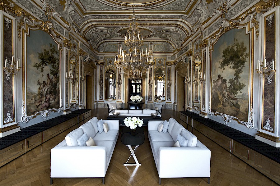 LUXE REIZEN  - TRAVEL IN LUXURY - LUXURY IS TRAVELLING  ITALIE_AMAN CANAL GRANDE VENICE - VENETIE, Piano Nobile Lounge