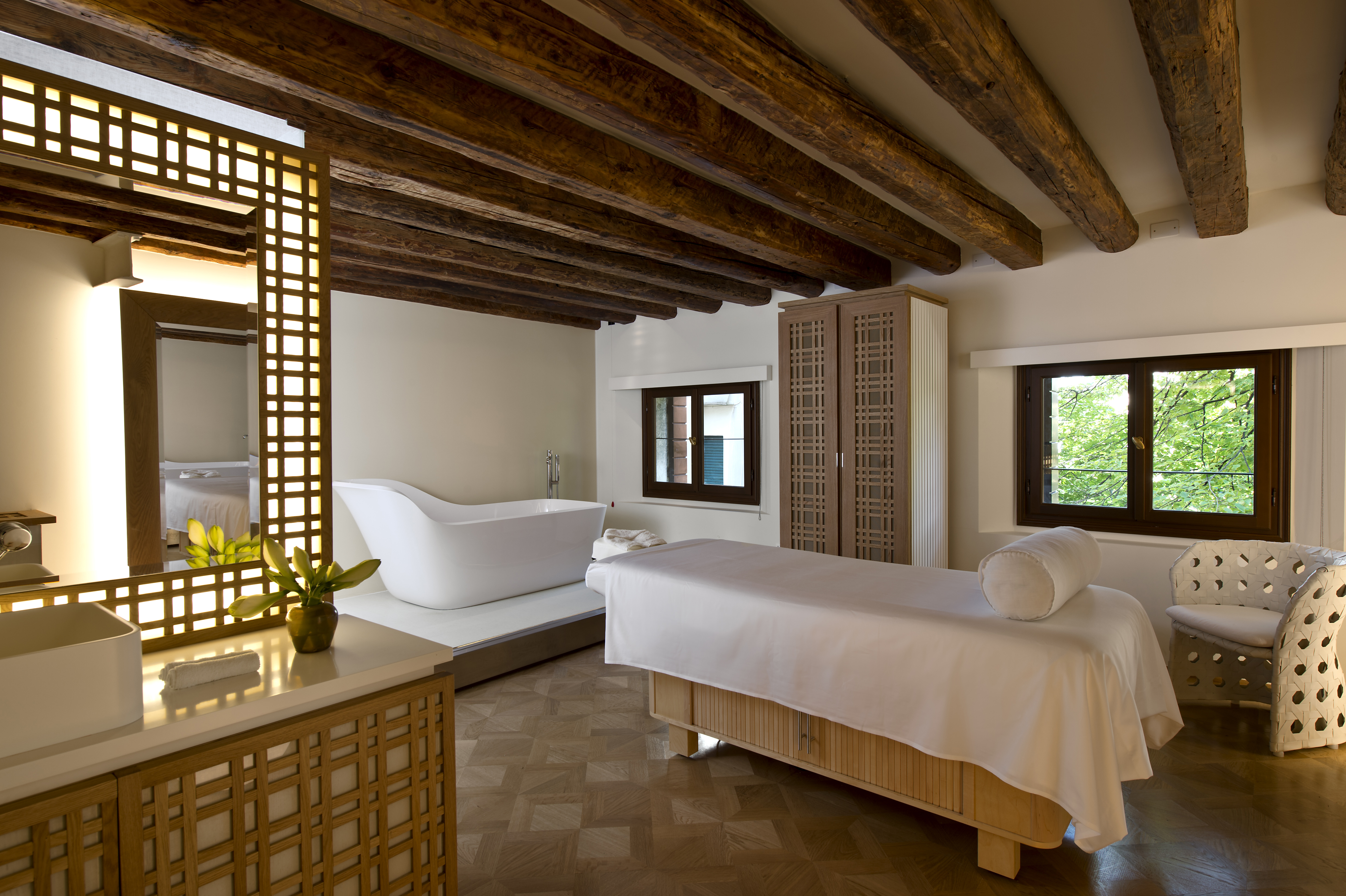 LUXE REIZEN  - TRAVEL IN LUXURY - LUXURY IS TRAVELLING  ITALIE_AMAN CANAL GRANDE VENICE - VENETIE, **Spa Treatment Room