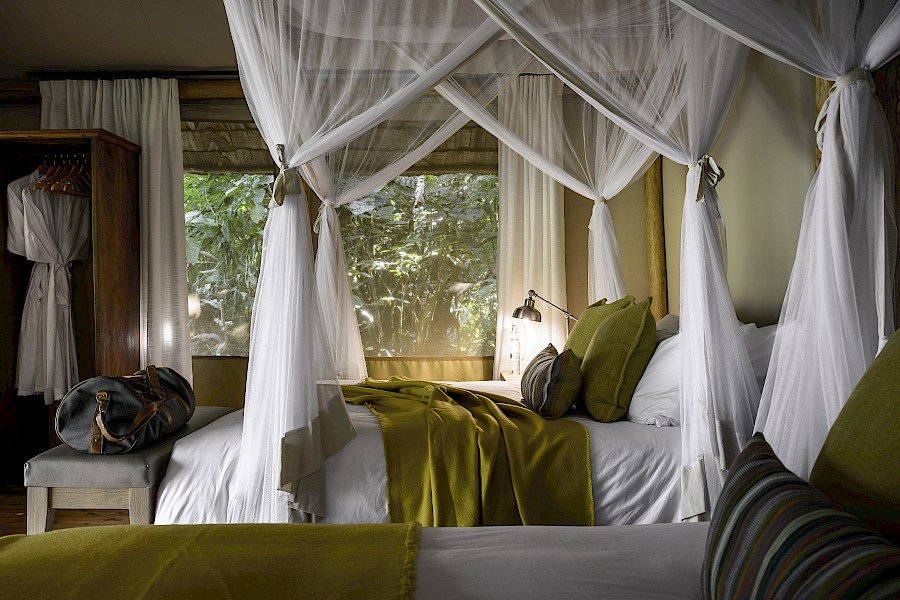 LUXE REIZEN  - TRAVEL IN LUXURY - LUXURY IS TRAVELLING  OEGANDA_LUXE SAFARIS OEGANDA**SANCTUARY GORILLA FOREST CAMP