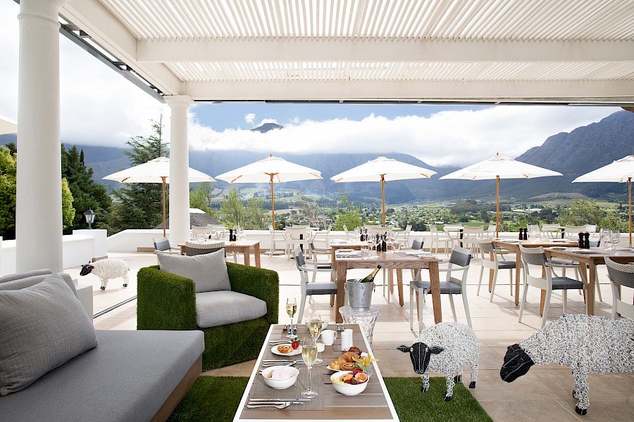 LUXE REIZEN  - TRAVEL IN LUXURY - LUXURY IS TRAVELLING  ZUID-AFRIKA_LUXE REIZEN ZUID-AFRIKA**MONT ROCHELLE - FRANSCHHOEK, Restaurant