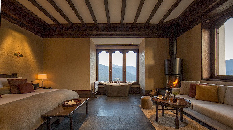 LUXUSREISEN - TRAVEL IN LUXURY  BHUTAN_LUXUS RUNDREISEN BHUTAN - GANGTEY LODGE – GANGTEY, PHOBJIKHA VALLEY